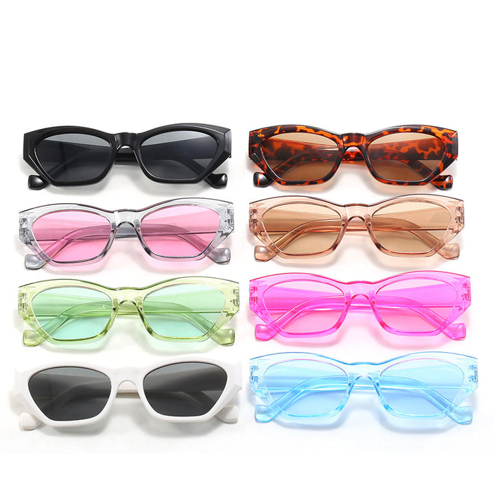Damen einzigartige geometrische Sonnenbrille Karnz
