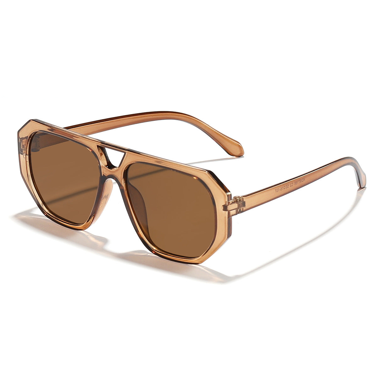 Damen moderne Sonnenbrille im auffälligen Oktagon-Design Karnz