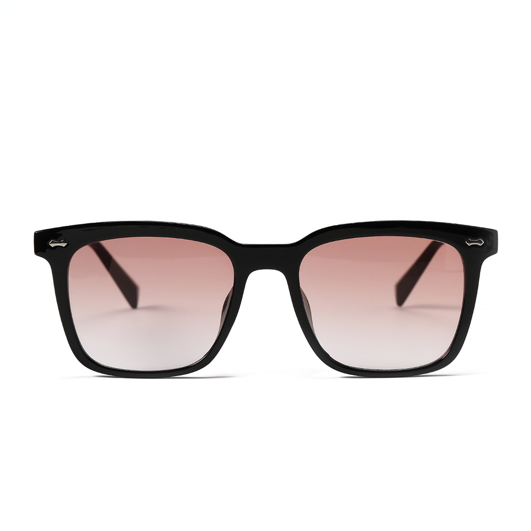 Damen quadratische Sonnenbrille mit elegantem Schildpatt-Rahmen Karnz