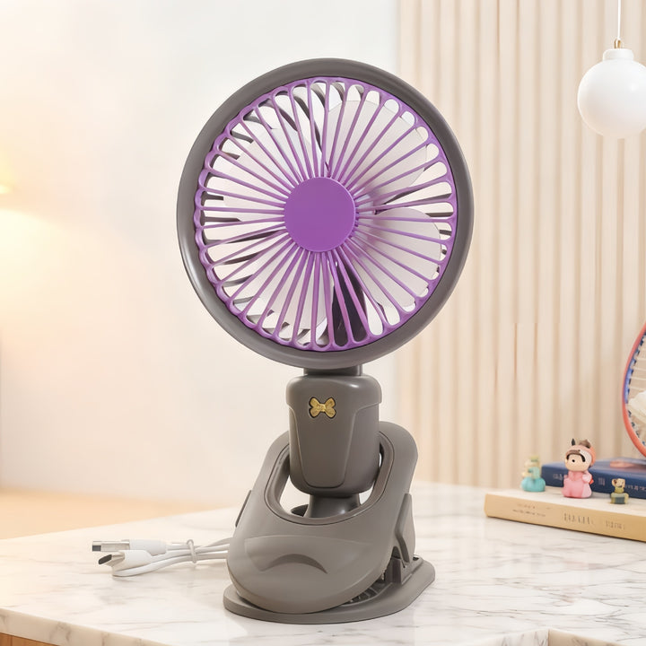 Damen Tragbarer Tischventilator mit flexiblem Neigungswinkel und kraftvollem Luftstrom Karnz