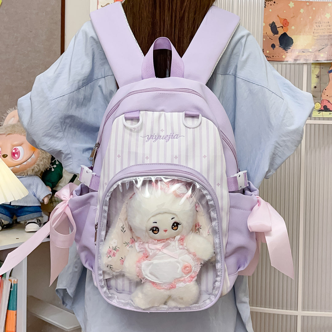 Transparenter Fenster-Multi-Compartment-Rucksack Karnz