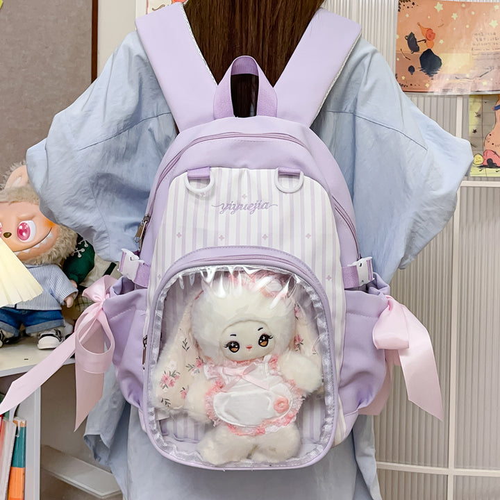 Transparenter Fenster-Multi-Compartment-Rucksack Karnz