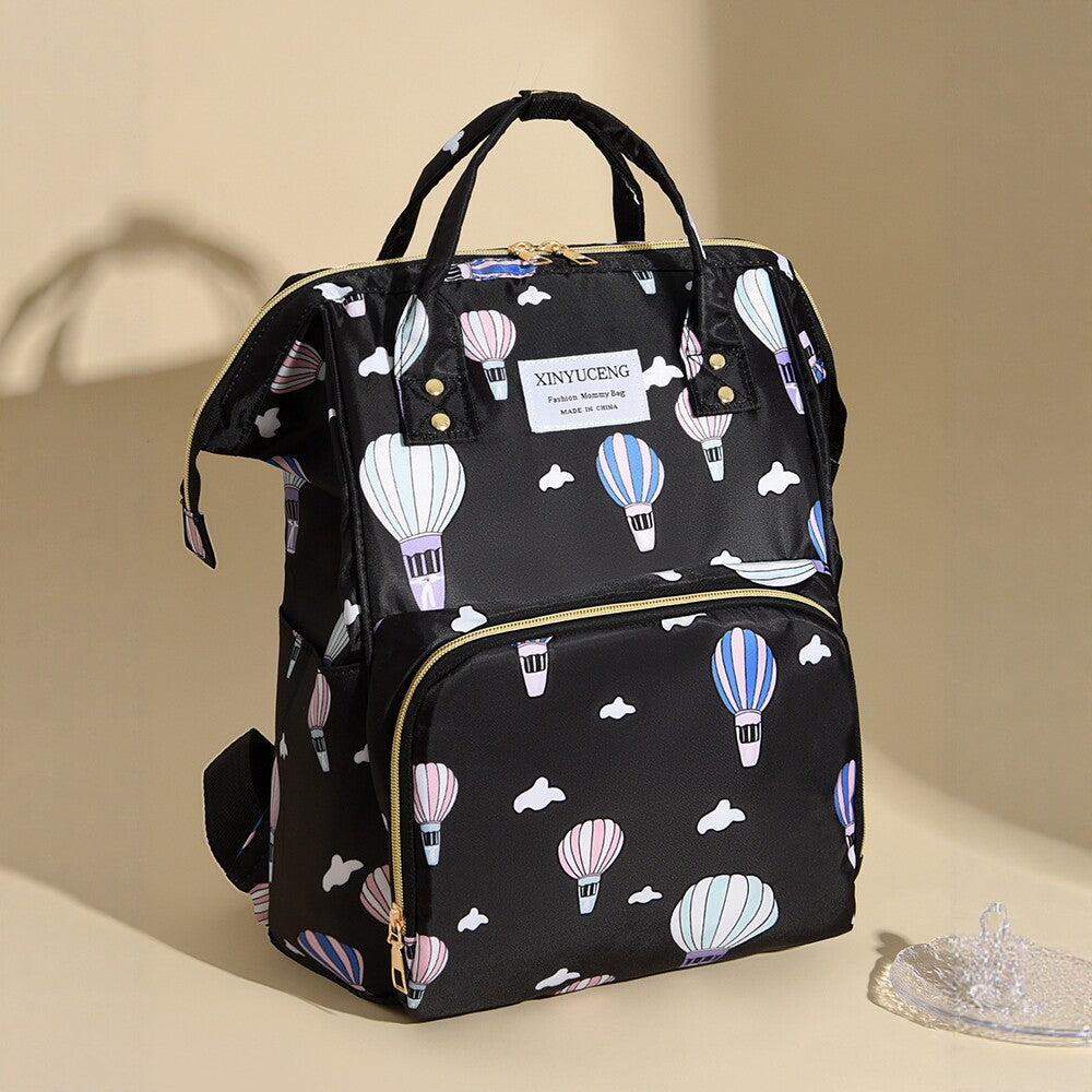 Trendiger Tierdruck Wickelrucksack Karnz