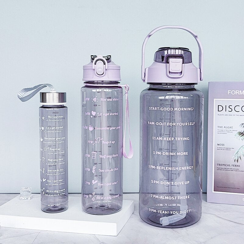 Damen Wasserflasche mit Motivationsdruck Karnz