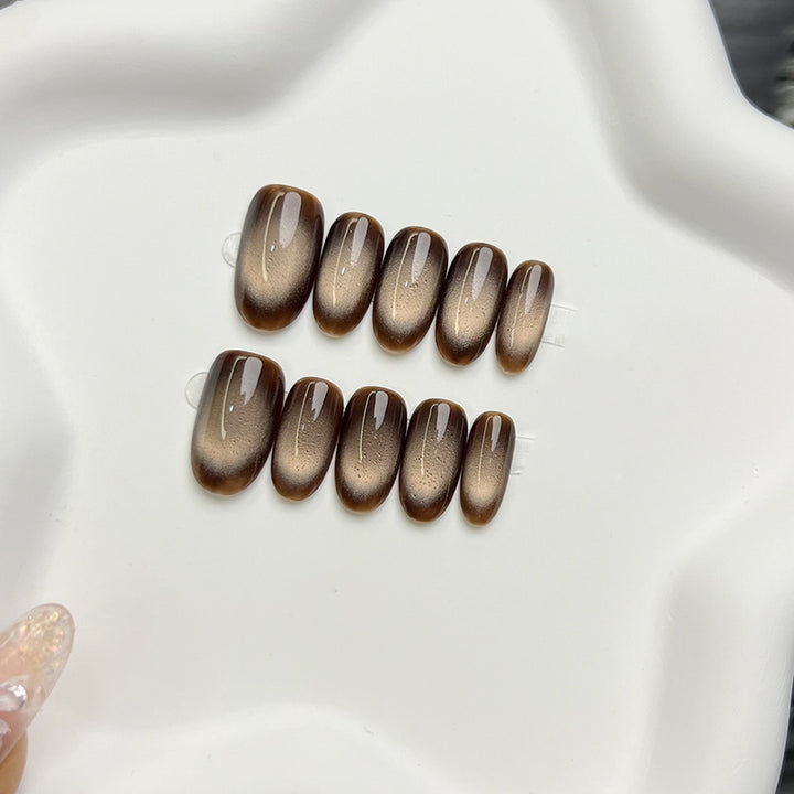 Elegantes Farbverlauf-Nailtip-Set