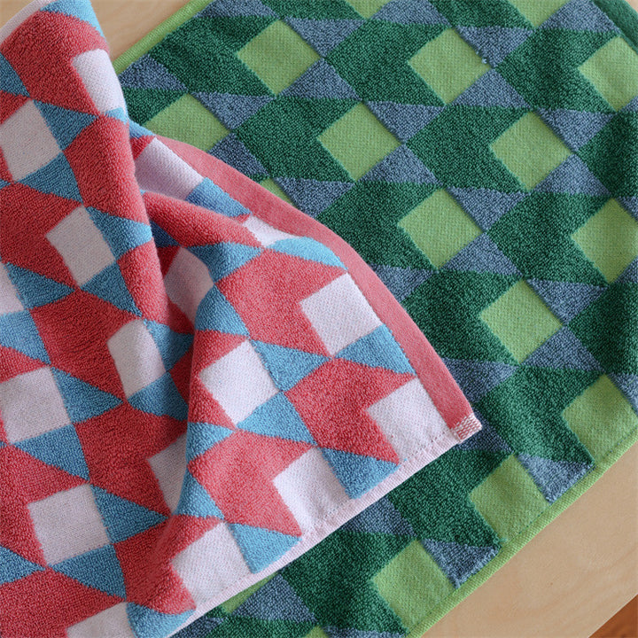 Weiches Jacquard-Gästetuch mit Kirschmuster Karnz