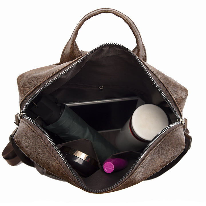 Multi-Funktionaler Kunstleder-Rucksack Karnz