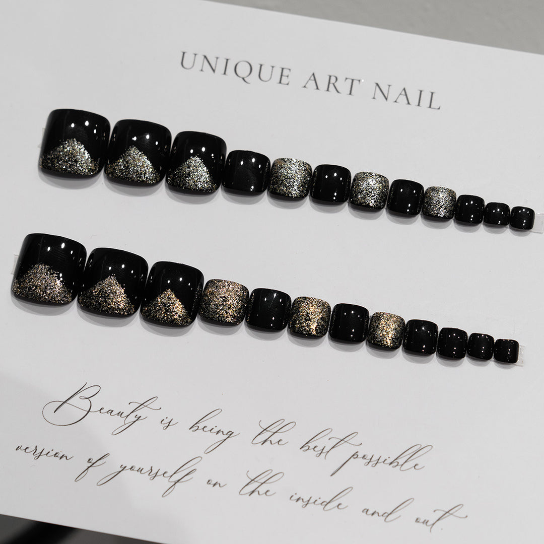 Elegante Pediküre Nagelkunst