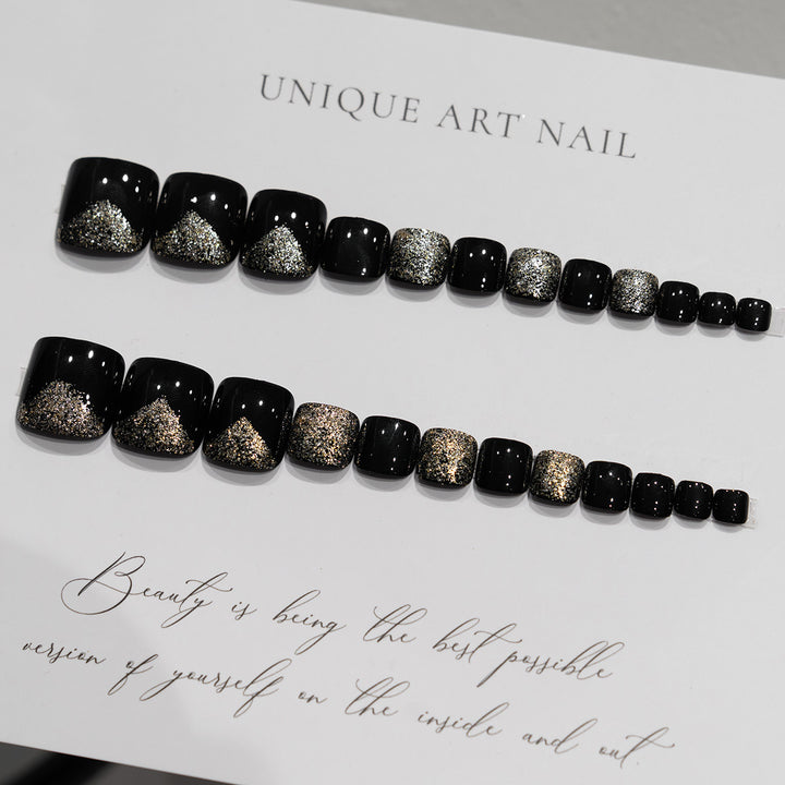 Elegante Pediküre Nagelkunst