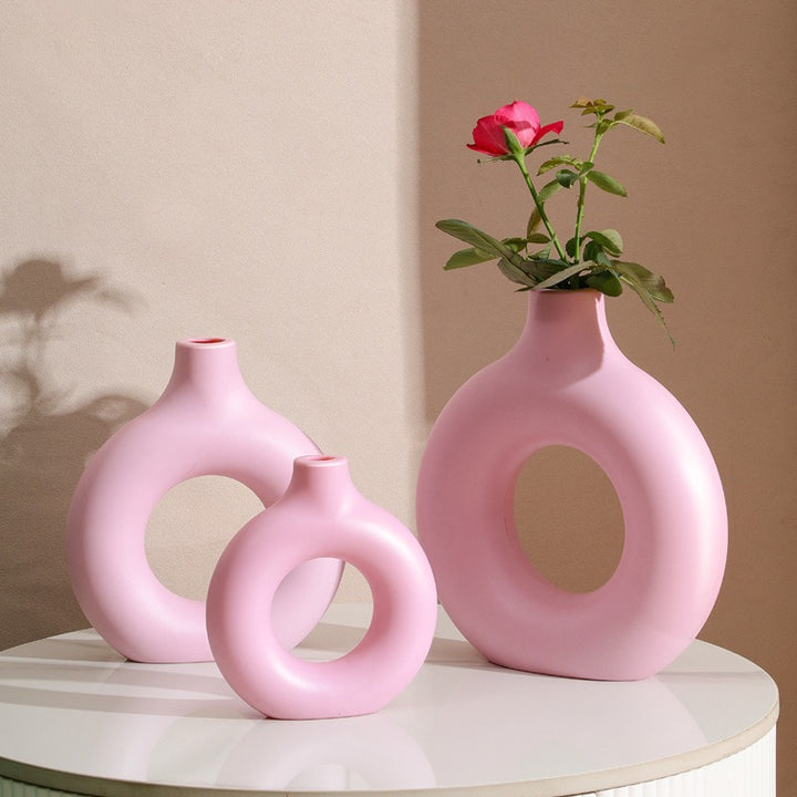 Moderne Abstrakte Dekorative Vase Karnz