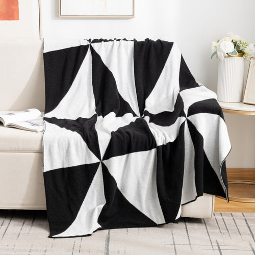 Geometrisches Muster Wurfdecke
