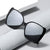 Damen oversized Sonnenbrille mit braunem Farbverlauf Karnz