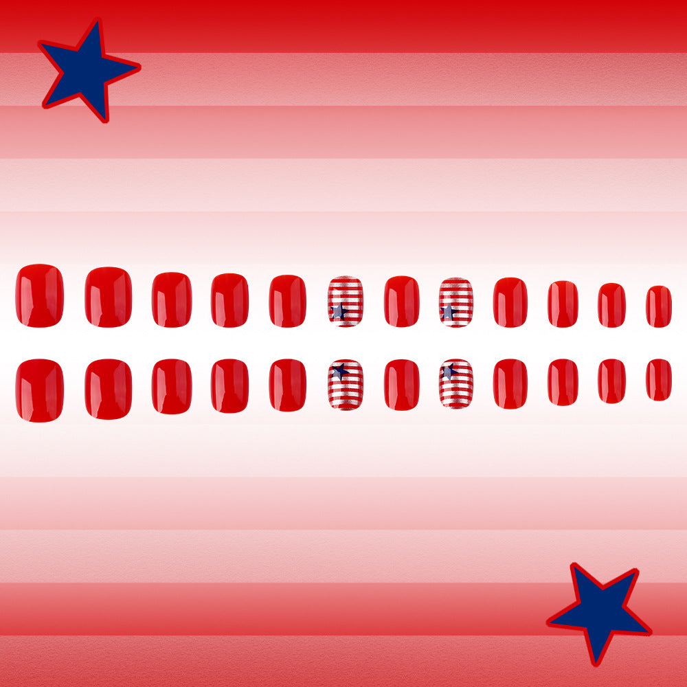 Patriotisches Nagelkunst Set Karnz