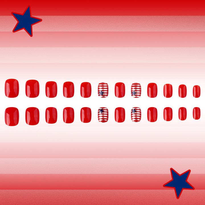 Patriotisches Nagelkunst Set Karnz