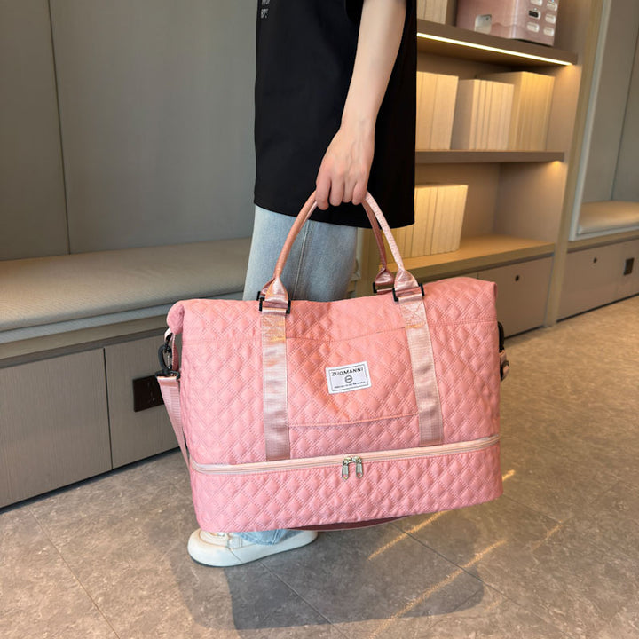 Stilvolle gesteppt Reis-Duffle Karnz