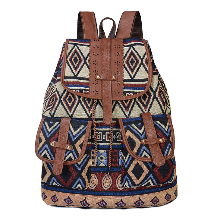 Bohemian Ethnischer Druck Rucksack Karnz