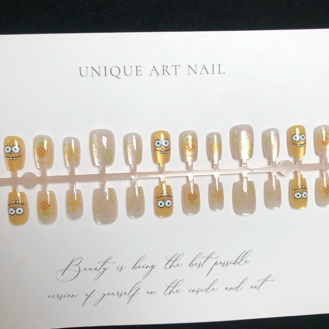 Thematisches Cartoon-Charakter Press-On Nagelset