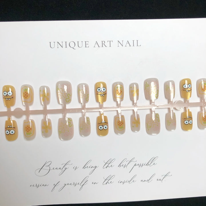 Thematisches Cartoon-Charakter Press-On Nagelset