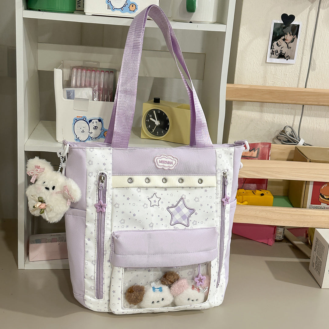 Transparente Taschen-Rucksack Karnz