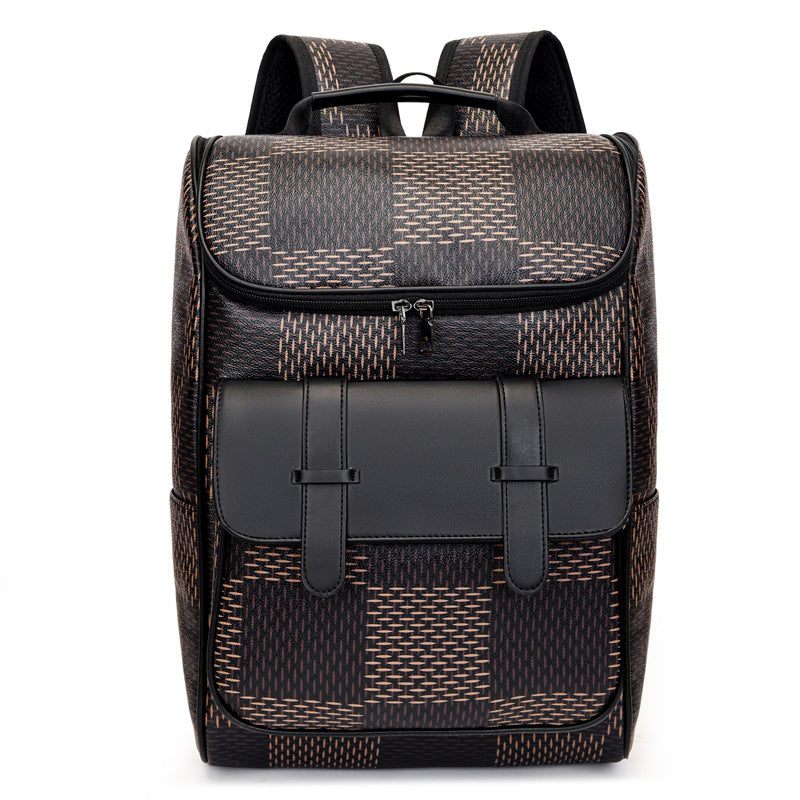 Moderner Texturierter Laptop-Rucksack