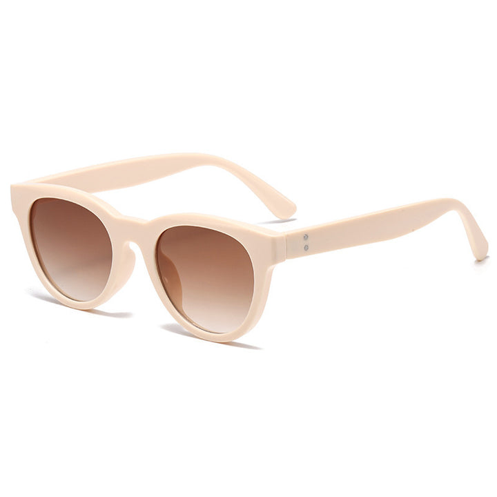 Damen Modische Oversized-Sonnenbrille im eleganten, geschwungenen Design Karnz