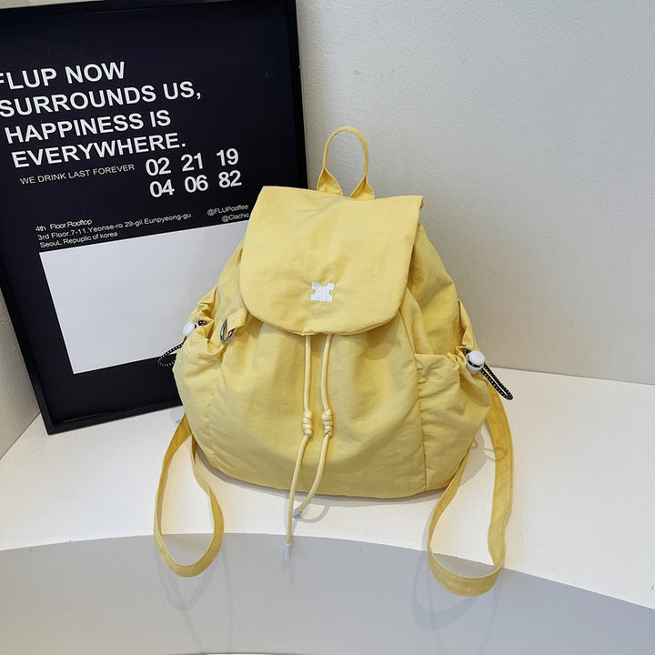 Lässiger Zugband-Rucksack