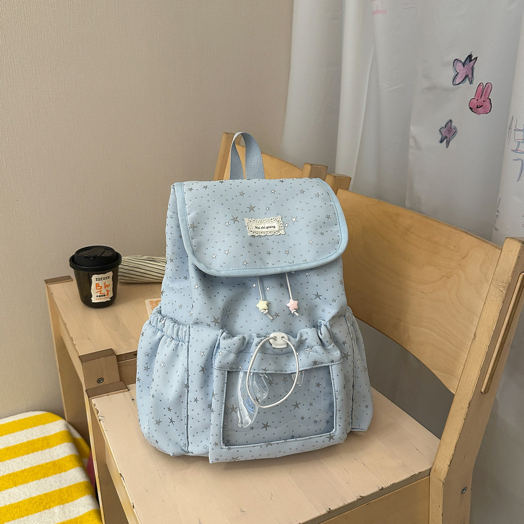 Fun Star-Embellished Mini-Rucksack Karnz