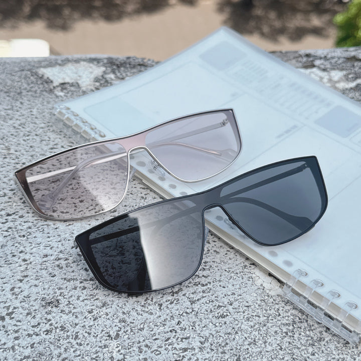 Oversized Shield Sonnenbrille Karnz