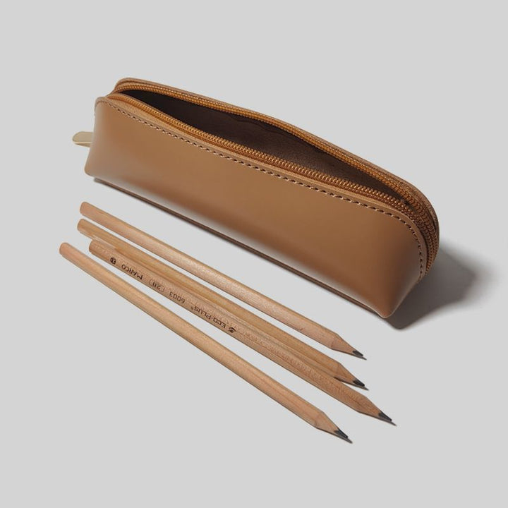 Minimalist Leder Bleistiftetui Karnz