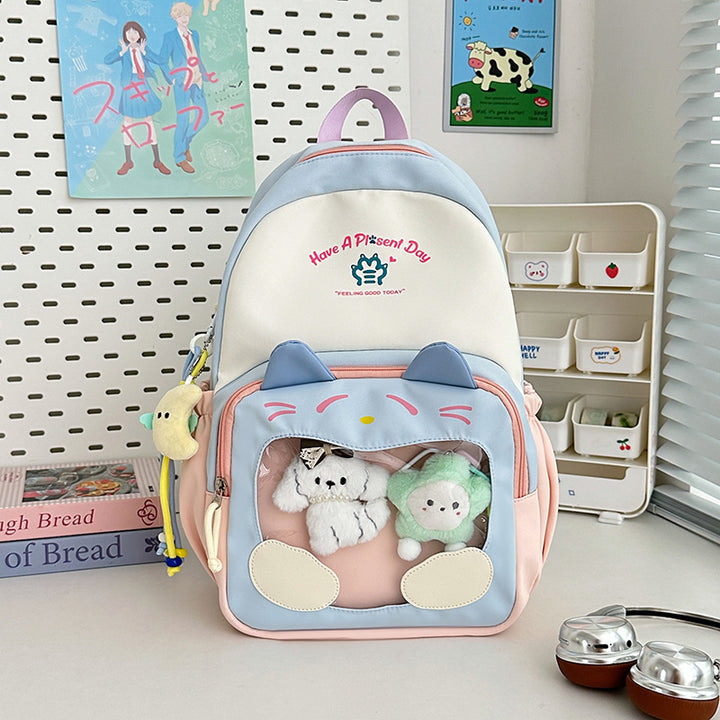 Süßer Katzen-Themen Rucksack Karnz