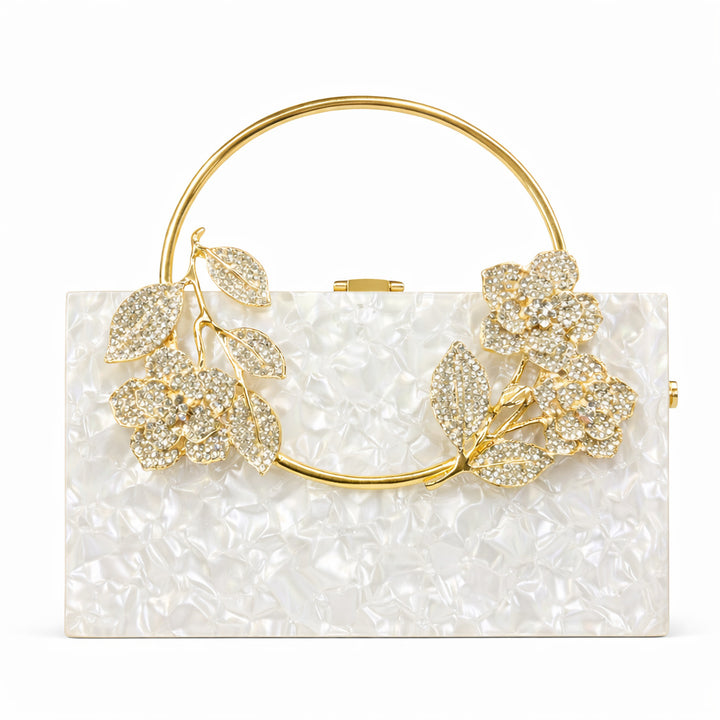Statement Floral Verziertes Clutch