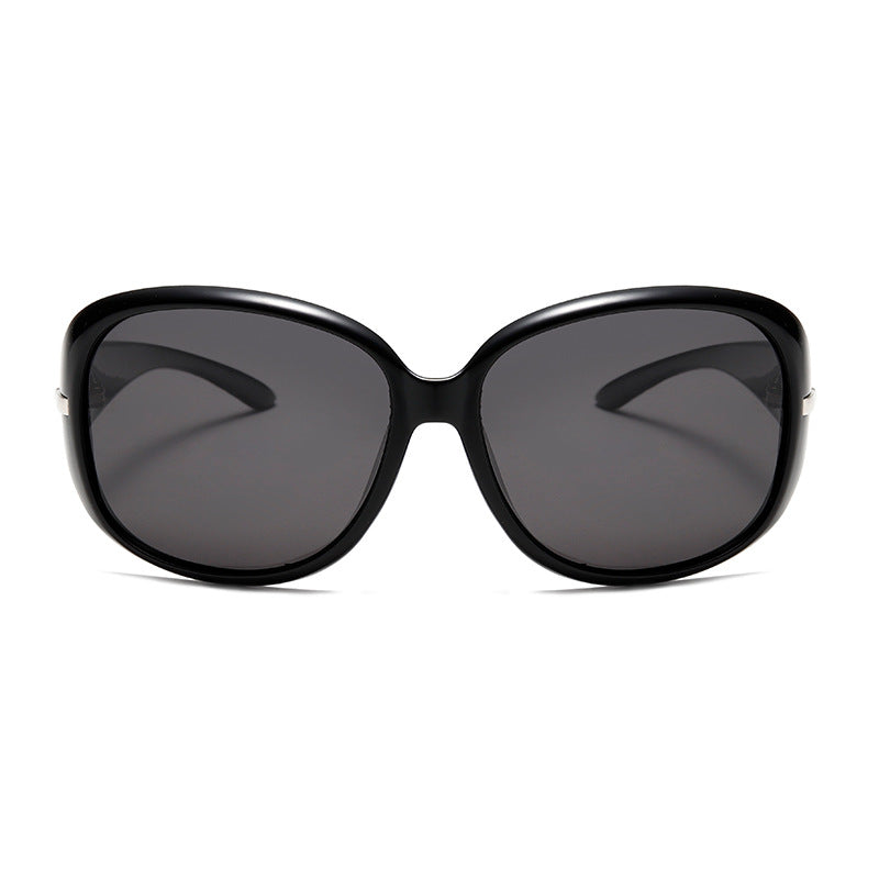 Damen Elegante Oversized Sonnenbrille mit modischem Muster Karnz