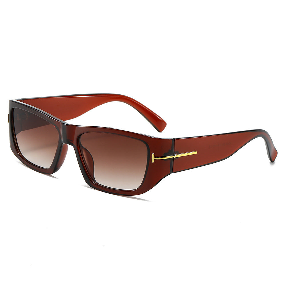 Retro-Inspirierte Übergroße Quadratische Sonnenbrille Karnz
