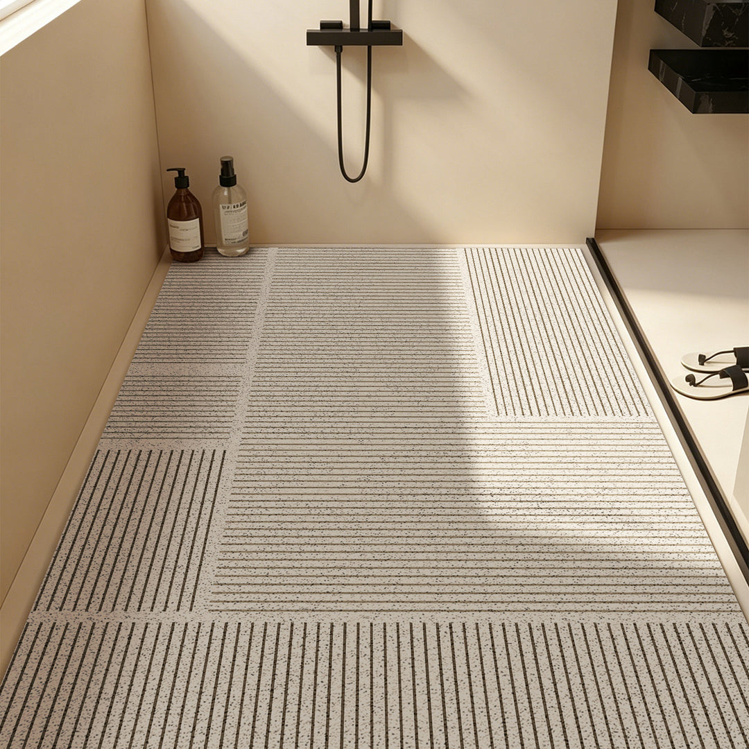 Luxuriöse strukturierte Badezimmermatte