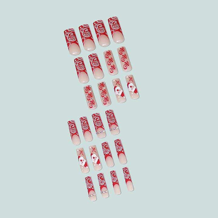 Kreative Weihnachts-Nagelkunst Karnz