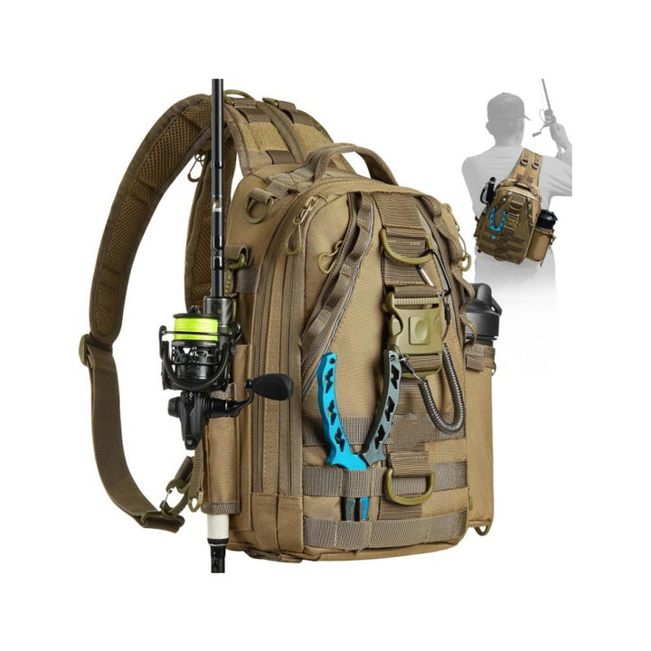 Multifunktionale Angel-Rucksacktasche mit Integrierten Zubehörfächern Karnz