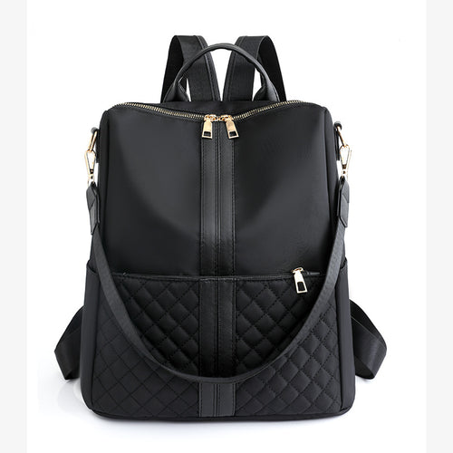 Elegante mehrfächige gesteppten Rucksack