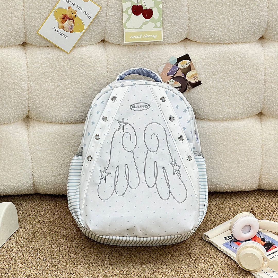 Verspielter Grafikdruck Rucksack Karnz