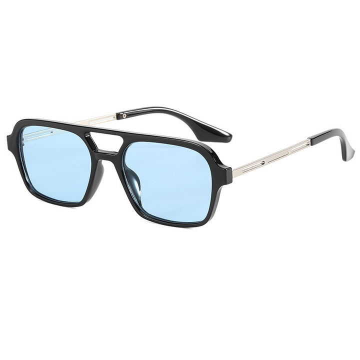 Fette Rechteckrahmen Sonnenbrille Karnz