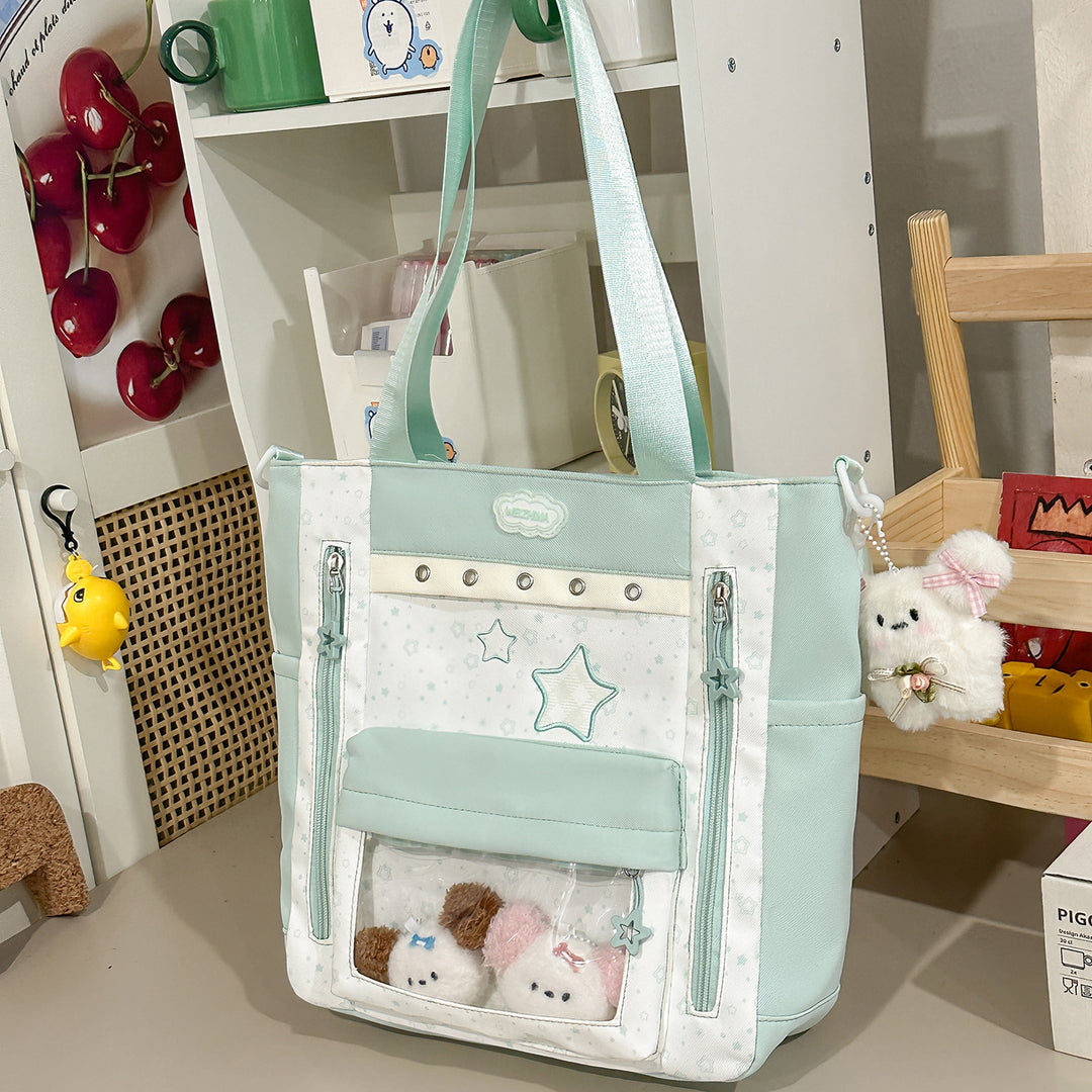 Transparente Taschen-Rucksack Karnz