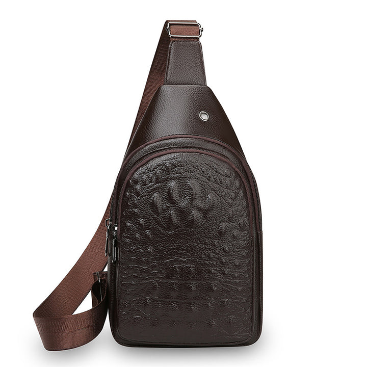Stylische Krokodil-Textur Sling Bag