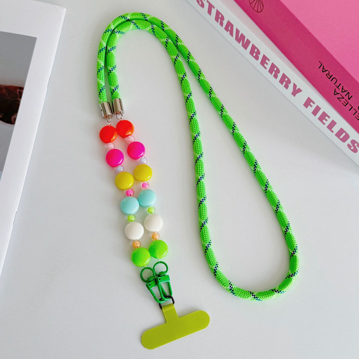 Handykette mit bunten Perlen Karnz