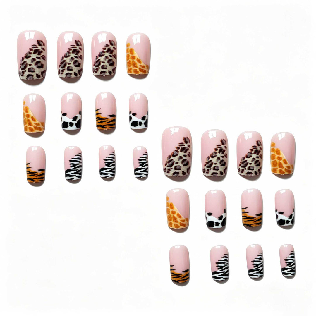Künstlerisches Tierdruck Nagelkunst Set