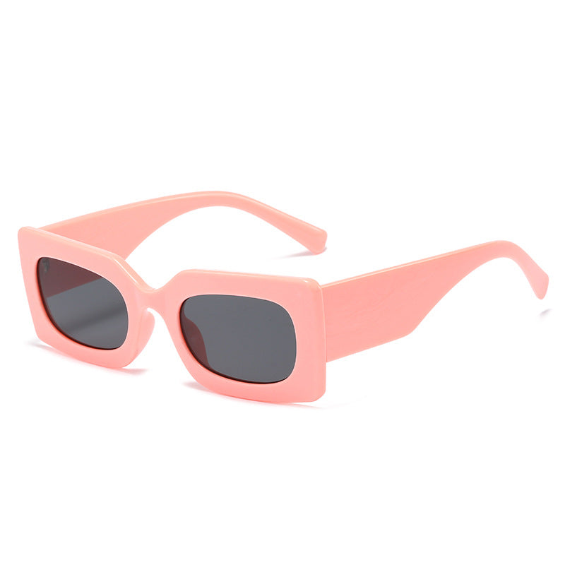 Damen modische Sonnenbrille im kantigen Design Karnz