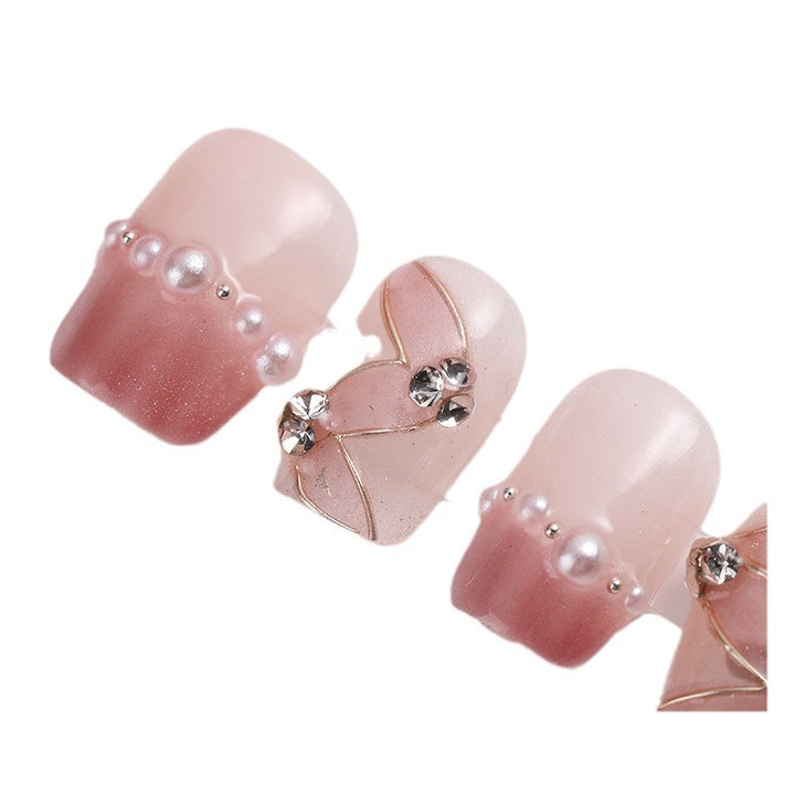 Dekoratives Press-On Nagelset Karnz