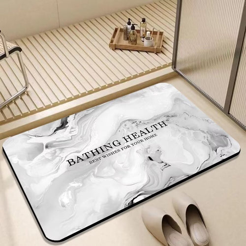Rutschfeste Marmor-Badematte