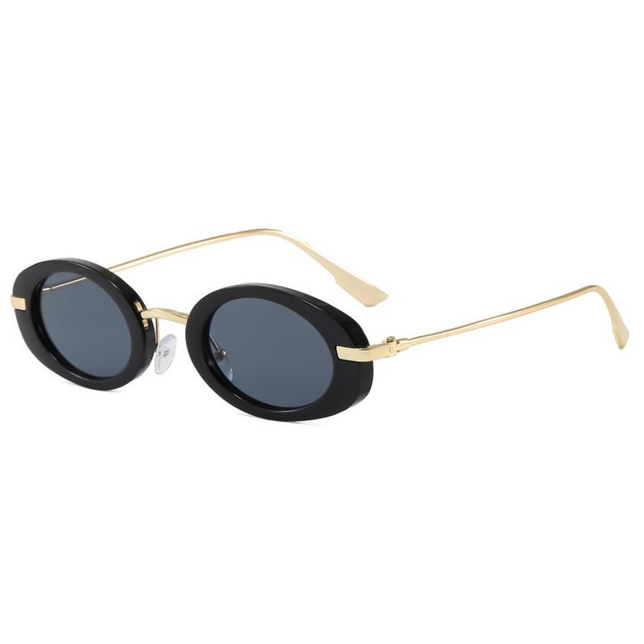 Modische Brille mit Ovalem Rahmen Karnz