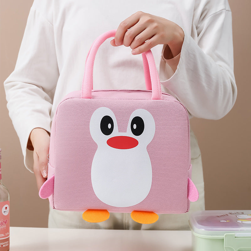 Pinguin-Themen Isolierte Lunch Tasche