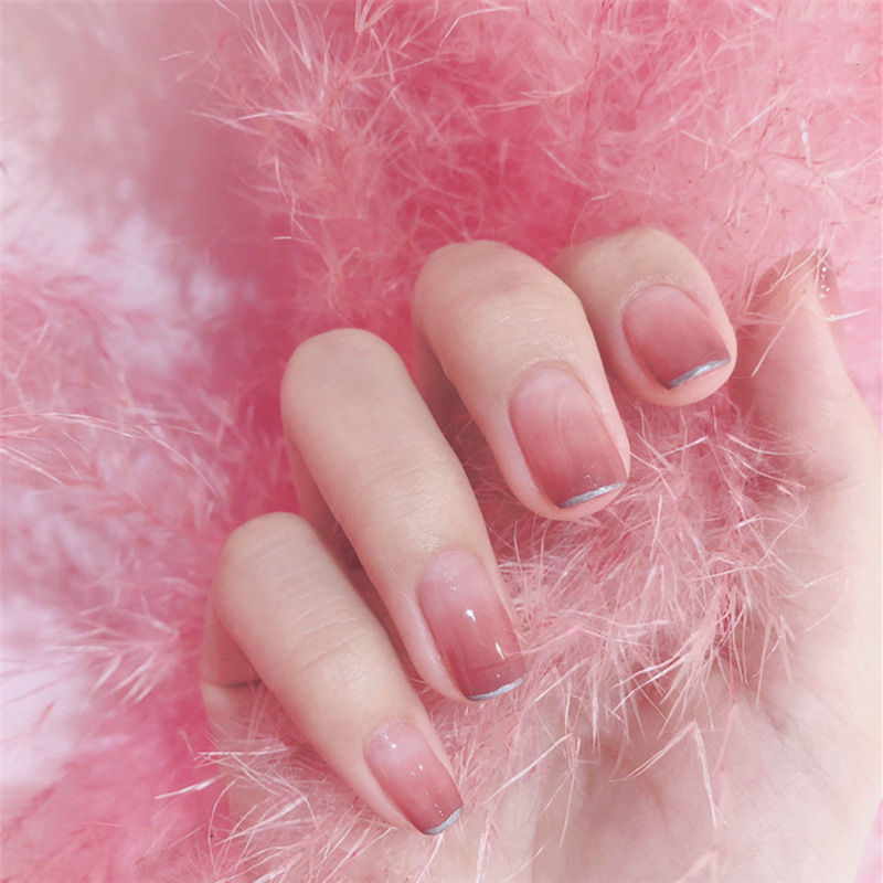 Ombre Glänzende Nagelspitzen Karnz