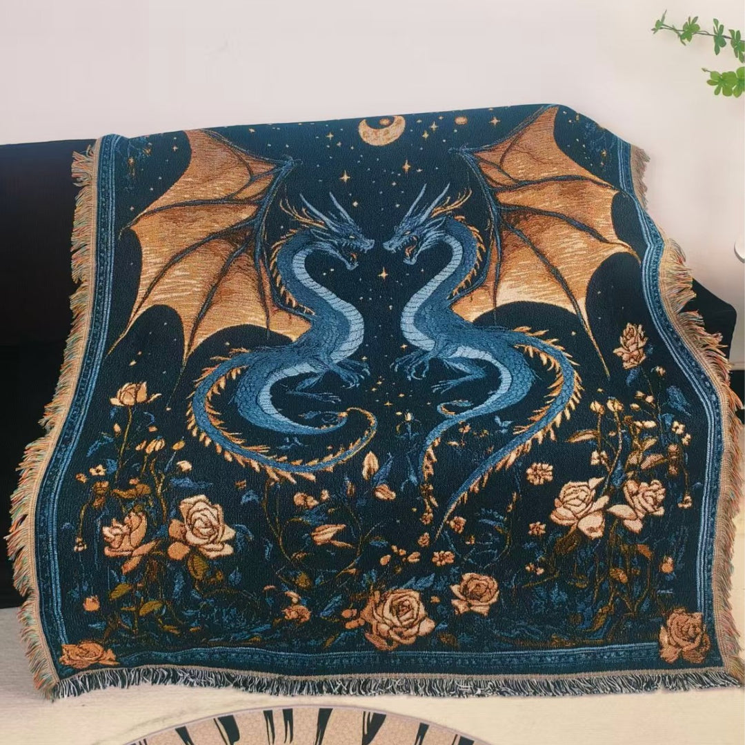 Drachen-Themen Gewebte Wandteppichdecke